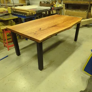 Custom live edge table