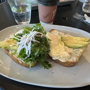 &quot;Avocado toast&quot; $14