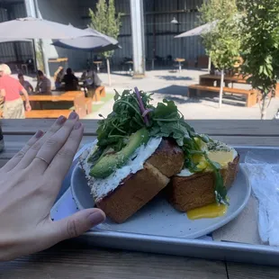 Avocado toast - More like avocado loaf