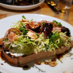 a plate of food on a table