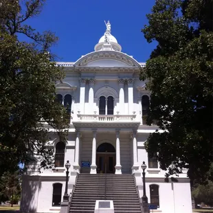The Gorgeous front of this italian renaissance old courthouse