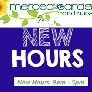 New Spring Hours. Effective April 10th 2021!