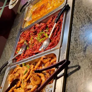 Crawfish shrimp fish