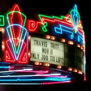 the marquee for the movie