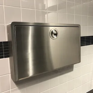 Even the changing table is lux