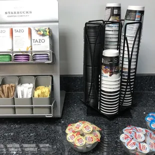 Better refreshment set up then Tesla