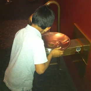 Water before the show