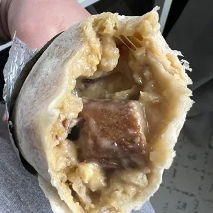 Sausage Monster Burrito Breakfast