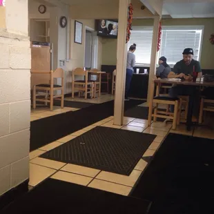 The dining room