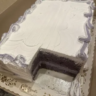 Ube cake inside