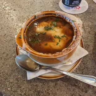 French Onion Soup without the bread