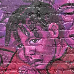 &quot;Community is Essential&quot; wall mural detail. Very soulful. Artist: Moreau Burton-Edwards. Thanks to Merchant Merchant.