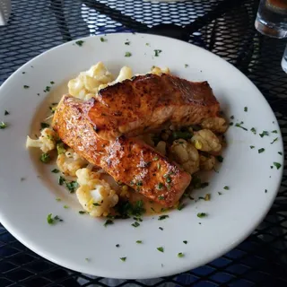 Maple Bourbon Apple Glazed Salmon BLT