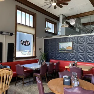 Interior seating area