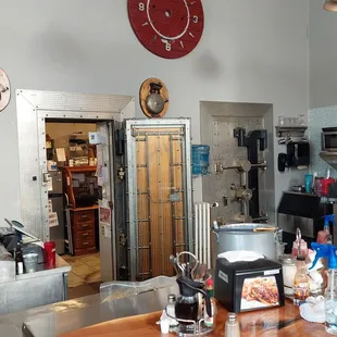 Old bank vault doors