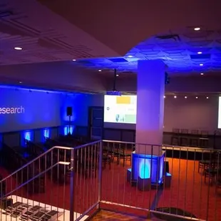 Flexible, fully customizable event space with a wide range of configuration options.
