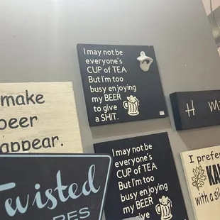 I make beer disappear.