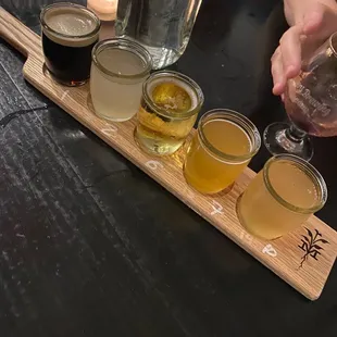 Flight of beers