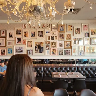 the interior of the restaurant