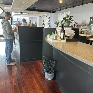 Barista counter/pick up area