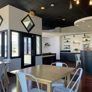 Interior of the cafe