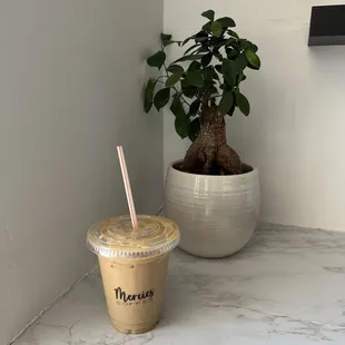 Iced Pumpkin pie latte