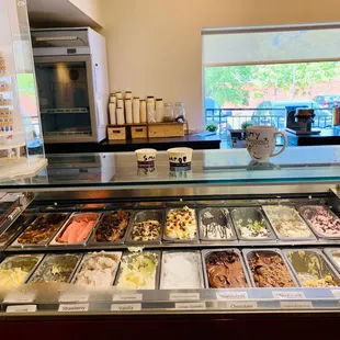Although we&apos;re not gelato or ice cream people, the selections looked pretty amazing.