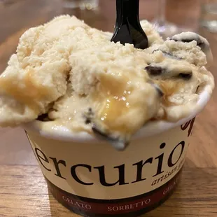 Dulce De Leche gelato.