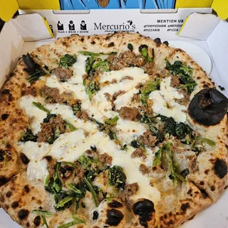 Gluten Free Salsiccia E Friarielli Pizza
