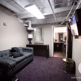 One of the two small rooms with showers (this one is the one at the end of the hallway)