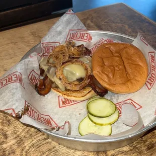 French Onion Burger