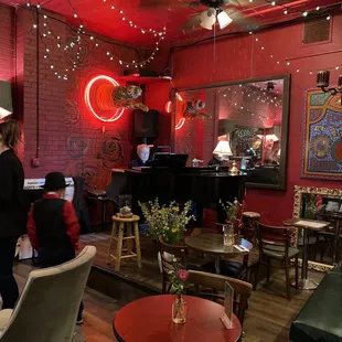 the interior of the restaurant