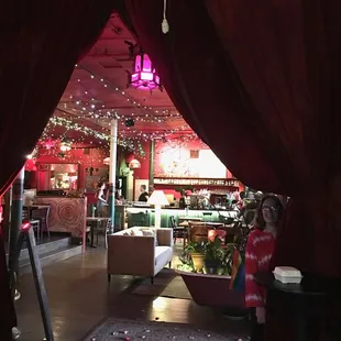 Entryway to the Rose Room at the Mercury.