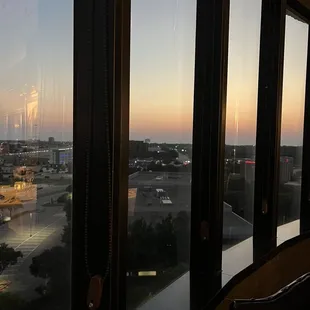 Beautiful sunset from the dining room!