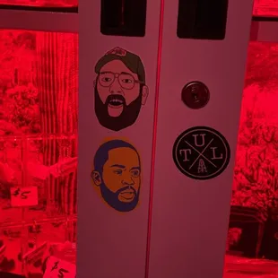 My sticker out in the wild (again).
