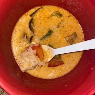 Red Curry beef