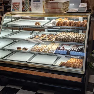 Donut display case