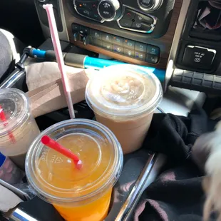 Maracuya y horchatas mmmmmm deliciosas