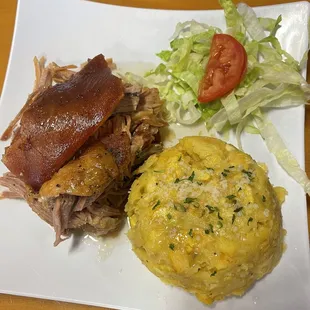 Mofongo with Pork Delicious