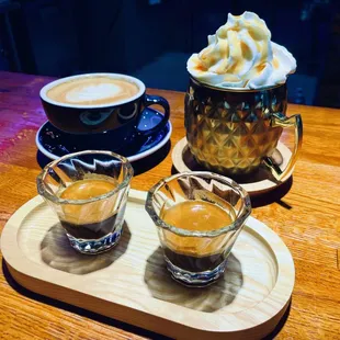 oysters and mussels, drink