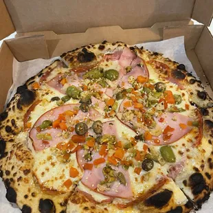 Muffuletta Pizza