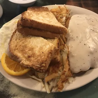 Chicken Fried Steak & Eggs