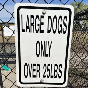 Where the big dogs can play, too!