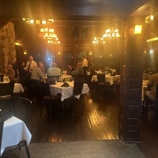 Main dining area. Packed around 7:30, much emptier around 9:30 when we left.