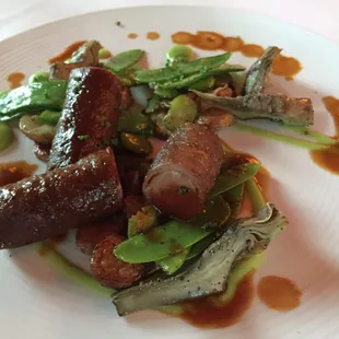 Glazed Lamb Loin Chop