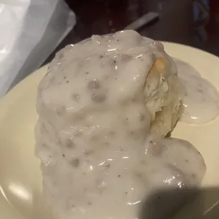 Biscuit. I added gravy ($1)