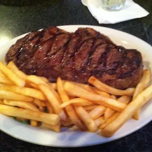 The KC Strip steak.  It's huge!