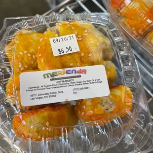 a close up of a tray of food