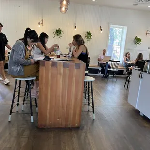 View from the ordering counter