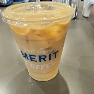 Iced Vanilla Latte